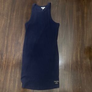 Calvin Klein Dark Blue Knit Dress